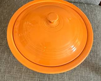 Fiesta Ware Casserole Dish in Persimmon
