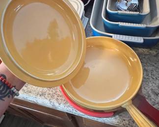 Fiesta Ware Yellow Covered Casserole Dish second image