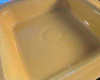 Fiesta Ware Sunflower Yellow Square Baker second image