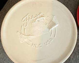 Fiesta Ware Red Oval Casserole Dish with Lid third image