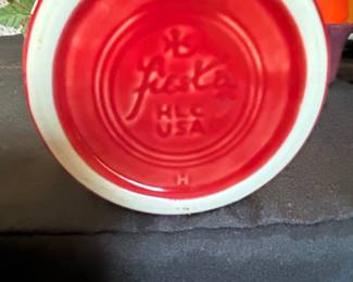Fiesta Ware Red Vase second image