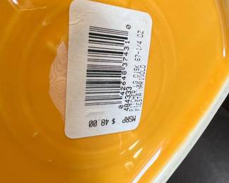 Fiesta Ware Large Disk Pitcher in Marigold second image