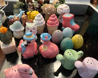 Assorted Ceramic Novelty Salt and Pepper Shakers second image