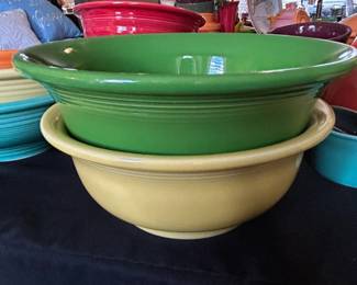 Fiesta Ware Mixing Bowls B