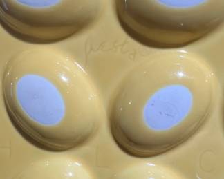 Fiesta Ware Deviled Egg Plate second image