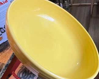 FiestaWare Yellow Mixing Bowl  Vintage Homer Laughlin