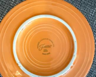 Fiesta Ware Orange Dessert Plate second image
