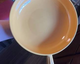FiestaWare Yellow Casserole Dish with Lid second image