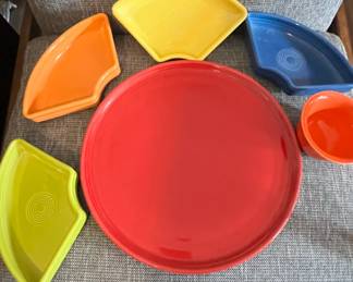 Fiesta Relish Tray with Appetizer Bowls second image