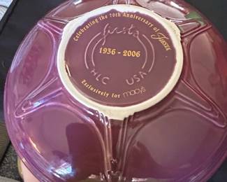 Fiesta th Anniversary Serving Platter and Bowl sixth image