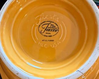 Fiesta th Anniversary Marigold Soup Tureen with Ladle third image