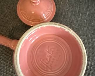 Fiesta Ware Rose Pink Teapot second image