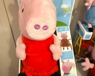 Peppa Pig Whistle n Oink Peppa Plush Toy by Jazwares