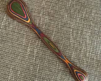 Pakkawood Rainbow Measuring Spoon Set second image