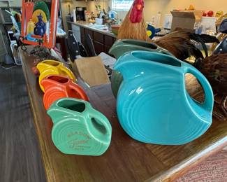 Fiesta Ware Disk Pitchers and Bowls second image