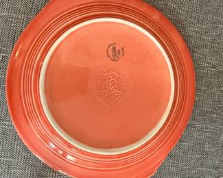 Fiesta Club of America Plate  Coral