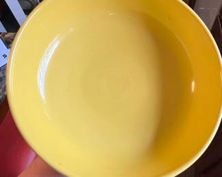 FiestaWare Yellow Mixing Bowl  Vintage Homer Laughlin second image