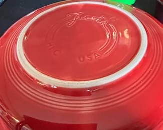 Fiesta Ware Red Mixing Bowl second image