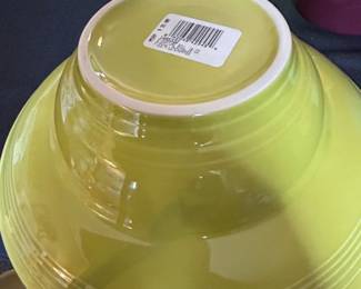 Fiesta Ware Pedestal Bowl in Lemongrass second image