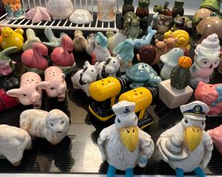 Assorted Ceramic Novelty Salt and Pepper Shakers sixth image