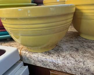 Fiesta Ware Yellow Nesting Mixing Bowl Set third image