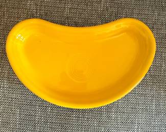 Fiesta Ware Relish Dish  Yellow