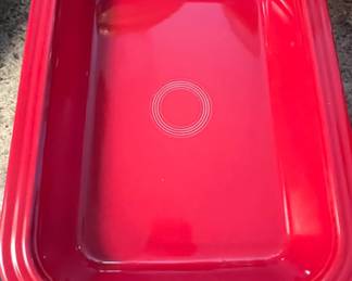 Fiesta Ware Rectangular Casserole Dish in Scarlet