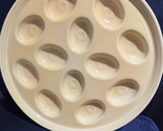 Fiesta Ware Deviled Egg Plate
