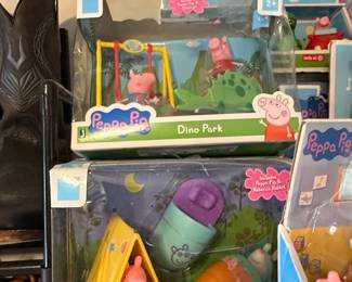 Peppa Pig Dino Park and Camping Sleepover Fun Playsets