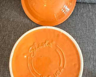Fiesta Ware Casserole Dish in Persimmon third image
