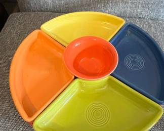 Fiesta Relish Tray with Appetizer Bowls