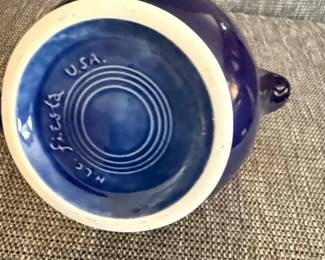 Fiesta Ware Cobalt Blue Teapot second image