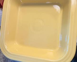 Fiesta Ware Sunflower Yellow Square Baker