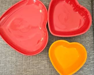 Fiesta Heart Shaped Bowls second image