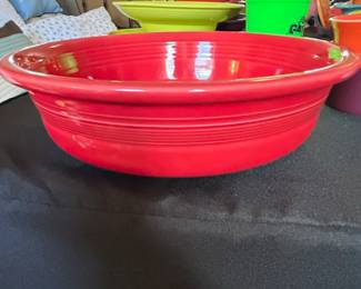 Fiesta Ware Red Mixing Bowl