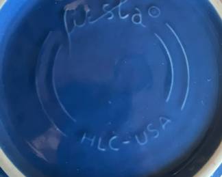 Fiesta Ware Mixing Bowl  in Cobalt Blue third image