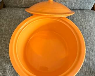 Fiesta Ware Casserole Dish in Persimmon second image