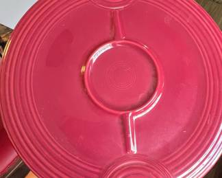 Fiesta Ware Chop Plate or Divided Platter