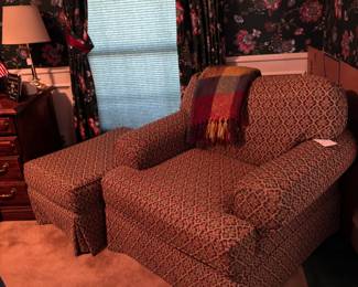 Chair and Ottoman 