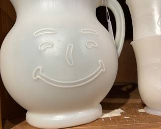 Rare Koolade pitcher and glasses