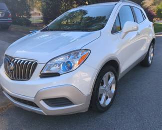 Lot 1:2016 Buick encore, pearl white. 44,900 miles. Sat for almost one year and and started up and drove very nicely. Very clean condition. Could use a nice detail. See all photos! Payment by certified check to Bid- Assets Online Auctions