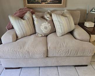 Loveseat with matching chair