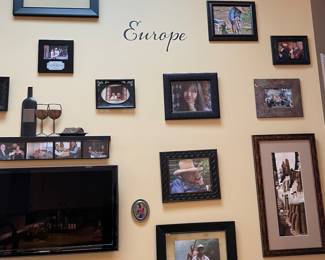 All frames and decor items will be available for sale