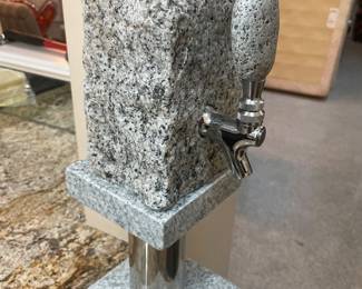 Granite wine dispensor