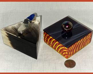 2 Lovely Small Boxes; Lewanski perhaps