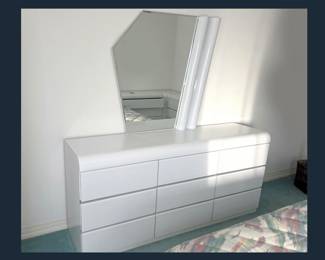 Custom Made Mica Dresser with Mirror