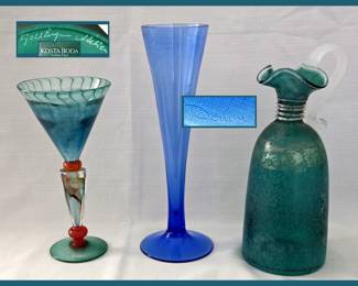 Kosta Boda and Daum Glass