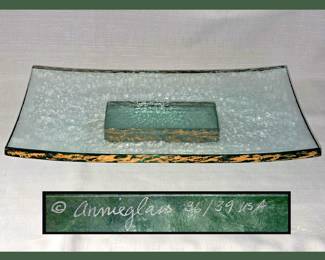 Annieglass Edgy Footed Platter
