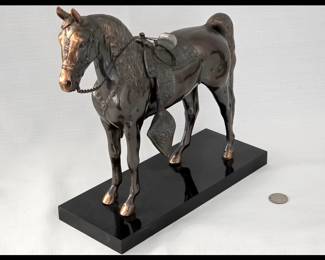 Bronze Horse on Stand with Great Detail