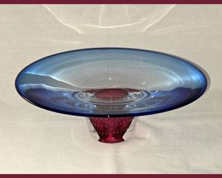 Signed Kosta Boda Centerpc Bowl